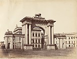 Gateway to Government House, Calcutta, Captain R. B. Hill  British, Albumen silver print
