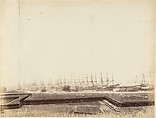 [Shipping in the Hooghly near Fort, Calcutta], Captain R. B. Hill  British, Albumen silver print