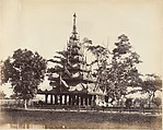 [Burmese Pagoda in the Eden Gardens, Calcutta], Captain R. B. Hill  British, Albumen silver print