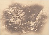 [Picnic Near a Stream], Horatio Ross  British, born Scotland, Salted paper print