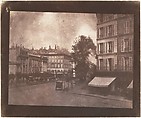 The Boulevards at Paris, William Henry Fox Talbot  British, Salted paper print from paper negative