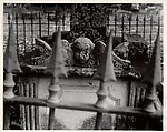 [Cherubs on Tombstone], Clarence John Laughlin  American, Gelatin silver print