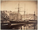 La Reine Hortense - Yacht de l'empereur, Havre, Gustave Le Gray (French, 1820–1884), Albumen silver print from glass negative