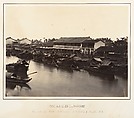 Vue de la Ville Chinoise (Cholen) Feuille No. 3, Saïgon, Cochinchine, Emile Gsell French, Albumen silver print from glass negative