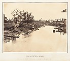 Vue de la Ville Chinoise (Cholen) Feuille No. 6, Saïgon, Cochinchine, Emile Gsell French, Albumen silver print from glass negative