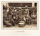 Marchands de Fruits, Cochinchine, Emile Gsell French, Albumen silver print from glass negative