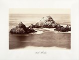 Seal Rocks, Carleton E. Watkins American, Albumen silver print from glass negative