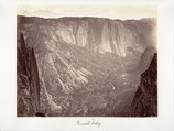 Yosemite Valley, Carleton E. Watkins American, Albumen silver print from glass negative