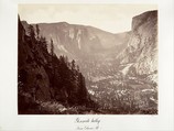 Yosemite Valley from Glacier Point, Carleton E. Watkins American, Albumen silver print from glass negative