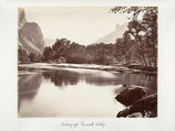 Looking Up Yosemite Valley, Carleton E. Watkins American, Albumen silver print from glass negative