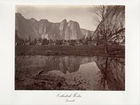 Cathedral Rocks, Yosemite, Carleton E. Watkins American, Albumen silver print from glass negative