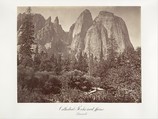 Cathedral Rocks and Spires, Carleton E. Watkins American, Albumen silver print from glass negative