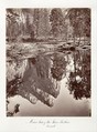 Mirror View of the Three Brothers, Yosemite, Carleton E. Watkins  American, Albumen silver print from glass negative
