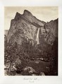 Bridal Veil Fall, 940 feet, Yosemite, Carleton E. Watkins  American, Albumen silver print from glass negative
