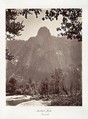 Sentinel Rock, Yosemite, Carleton E. Watkins American, Albumen silver print from glass negative