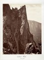 Sentinel Rock, Yosemite, Carleton E. Watkins American, Albumen silver print from glass negative