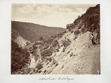 Sulphur Creek and Road to Geysers, Carleton E. Watkins  American, Albumen silver print from glass negative