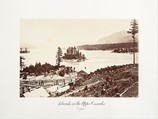 Islands in the Upper Cascades, Oregon, Carleton E. Watkins American, Albumen silver print from glass negative