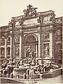 Fontana di Trevi, Eugène Constant French, active Italy, Albumen print from glass negative