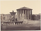 Tempio di Vesta, Eugène Constant French, active Italy, Albumen print from glass negative