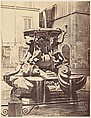 Fontana delle Tartarughe, Eugène Constant French, active Italy, Albumen print from glass negative