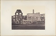 Campo Vaccino (Foro Romano), Eugène Constant French, active Italy, Albumen print from glass negative
