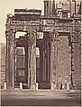 Tempio di Antonino e Faustina, Eugène Constant  French, active Italy, Albumen print from glass negative