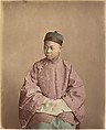[Young Chinese Gentleman], Raimund von Stillfried  Austrian, Albumen silver print from glass negative with applied color