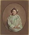 Fille de Sootchow (Suzhou Girl), Raimund von Stillfried  Austrian, Albumen silver print from glass negative with applied color