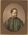Fille de Shanghai, Raimund von Stillfried  Austrian, Albumen silver print from glass negative with applied color