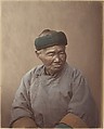 [Portrait of an Old Chinese Woman], Raimund von Stillfried  Austrian, Albumen silver print from glass negative with applied color