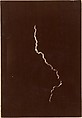 [Spiral of Lightning in a Thunderstorm], Charles Moussette  French, Albumen silver print from glass negative