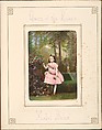 [Follett Family Album of Children Costumed for a Fancy Dress Ball], Owen Angel (British, ca. 1821–1909), Albumen silver prints from glass negatives with applied color