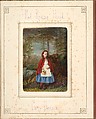 [Follett Family Album of Children Costumed for a Fancy Dress Ball], Owen Angel (British, ca. 1821–1909), Albumen silver prints from glass negatives with applied color