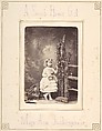 [Follett Family Album of Children Costumed for a Fancy Dress Ball], Owen Angel (British, ca. 1821–1909), Albumen silver prints from glass negatives with applied color