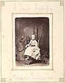 [Follett Family Album of Children Costumed for a Fancy Dress Ball], Owen Angel (British, ca. 1821–1909), Albumen silver prints from glass negatives with applied color