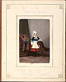 [Follett Family Album of Children Costumed for a Fancy Dress Ball], Owen Angel (British, ca. 1821–1909), Albumen silver prints from glass negatives with applied color
