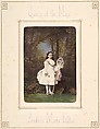 [Follett Family Album of Children Costumed for a Fancy Dress Ball], Owen Angel (British, ca. 1821–1909), Albumen silver prints from glass negatives with applied color
