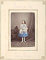 [Follett Family Album of Children Costumed for a Fancy Dress Ball], Owen Angel (British, ca. 1821–1909), Albumen silver prints from glass negatives with applied color