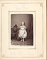 [Follett Family Album of Children Costumed for a Fancy Dress Ball], Owen Angel (British, ca. 1821–1909), Albumen silver prints from glass negatives with applied color