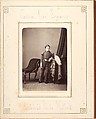 [Follett Family Album of Children Costumed for a Fancy Dress Ball], Owen Angel (British, ca. 1821–1909), Albumen silver prints from glass negatives with applied color