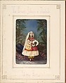 [Follett Family Album of Children Costumed for a Fancy Dress Ball], Owen Angel (British, ca. 1821–1909), Albumen silver prints from glass negatives with applied color