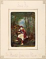 [Follett Family Album of Children Costumed for a Fancy Dress Ball], Owen Angel (British, ca. 1821–1909), Albumen silver prints from glass negatives with applied color