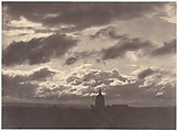 Etude de ciel, Charles Marville French, Albumen silver print from glass negative