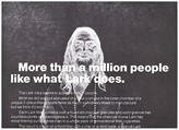 ["More than a million people like what Lark does..."], Robert Heinecken  American, Photo-offset lithograph