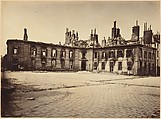 Les Ruines de Paris et de ses Environs 1870-1871: Cent Photographies: Premier Volume.  Par A. Liébert, text par Alfred d'Aunay., Alphonse J. Liébert (French, 1827–1913), Albumen silver prints from glass negatives