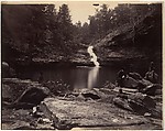 [Lula Lake and Upper Falls on Rock Creek, near Lookout Mountain, Georgia], Isaac H. Bonsall  American, Albumen silver print from glass negative