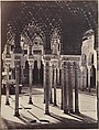 [The Lion Court at the Alhambra, Viewed from Beneath the Portico Temple], Charles Clifford (Welsh, 1819–1863), Albumen silver print from glass negative