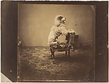 [Empress Eugénie's Poodle], André-Adolphe-Eugène Disdéri  French, Salted paper print from collodion glass negative