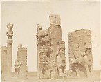 L'antica porta d'ingrezza a Persepolis], Luigi Pesce  Italian, Salted paper print from paper negative
